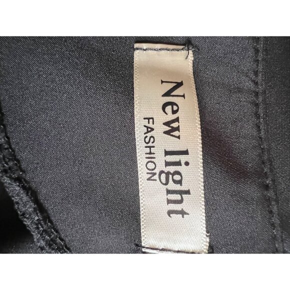 New Light Fashion black midi A Style Dress. Large (by measurements) - Picture 10 of 10
